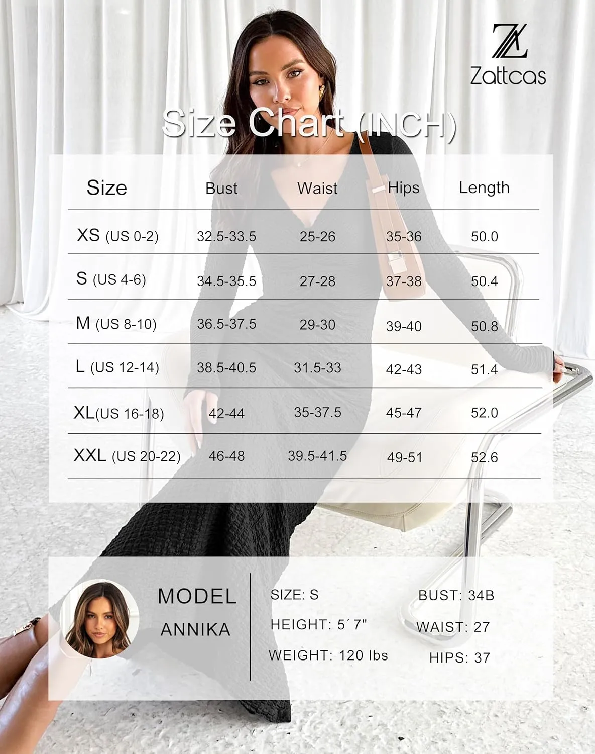 Zattcas Womens 2025 Fall Winter Bodycon Maxi Dress Casual Long Sleeve Ruched V Neck Texture Knit A-Line Long Dresses